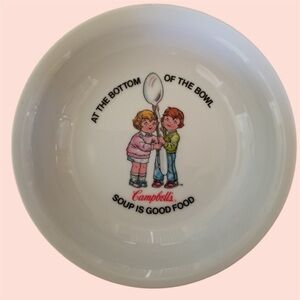 Vintage Campbell's Kids Large Ceramic Soup Bowl, Anchor Dinnerware Made in Japan